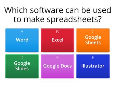 Spreadsheets