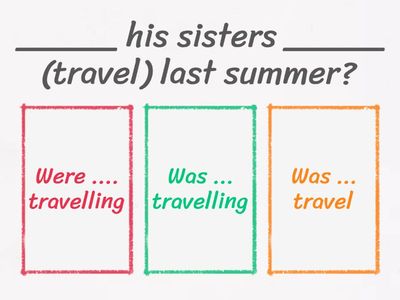 Past Progressive - grammar practice