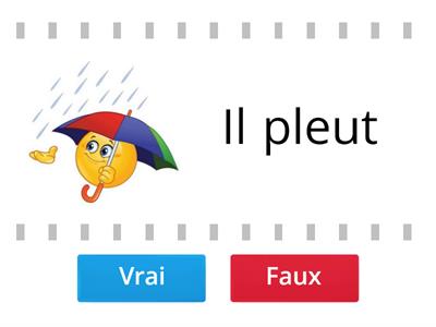 DRACO La météo VRAI/FAUX