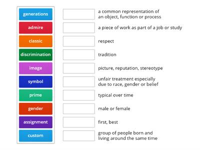 Unit 1 - Sociology - Names - Vocabulary