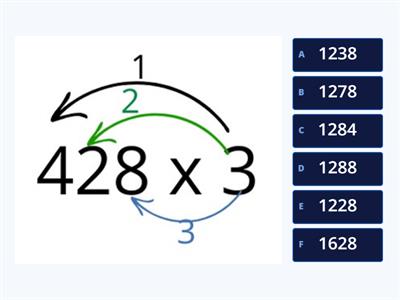 Умножение Абакус трёхзначные на однозначные 