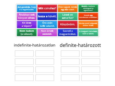Definite or indefinite conjugation?