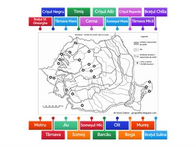 România- Rețeaua apelor curgătoare (1)