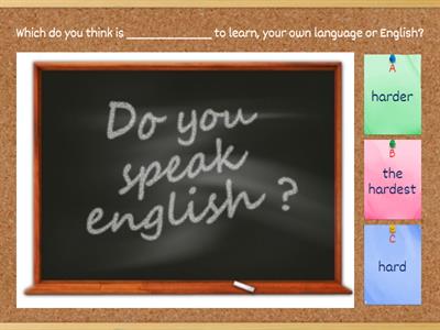 Comparative and Superlative