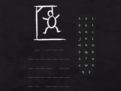 Hangman-Past continuous