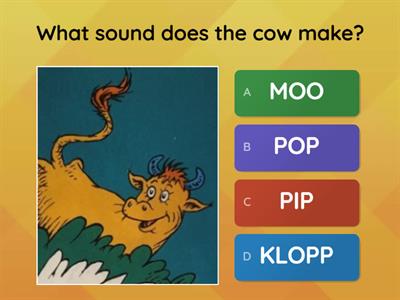 Mr. Brown Can Moo! Can You? Questions