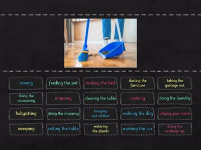 Household Chores - Verbs