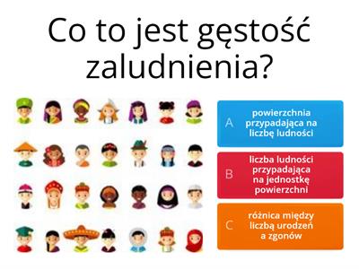 Rozmieszczenie ludności-quiz