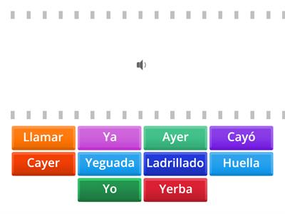 Pronunciación LL/Y