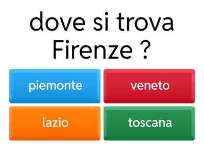 test di geografia quarta elementare