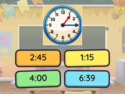  What time is it Quiz -