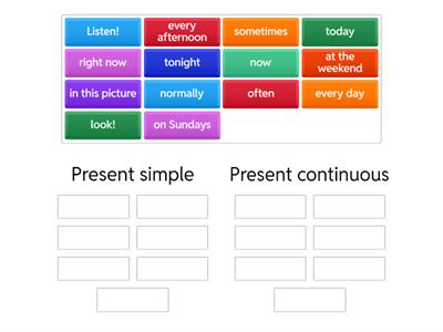 Present tenses