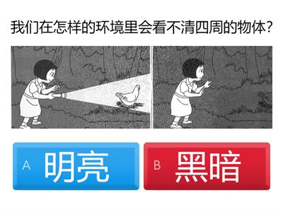 二年级科学（单元6） 光和暗2