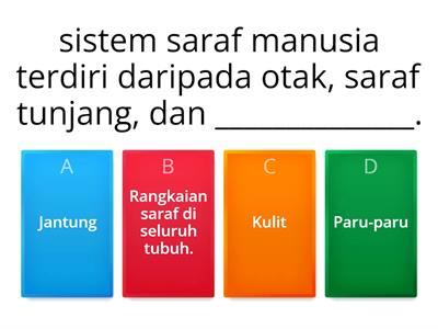 SAINS UNIT 2.2: SISTEM SARAF MANUSIA