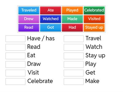 present to past tense 