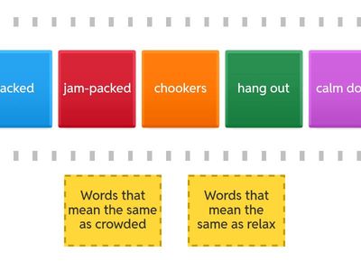 EALD 2 YES adjectives with synonyms