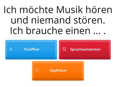 Vokabelquiz - Technik