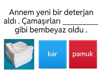 kadar/ gibi  Türkçe A2 