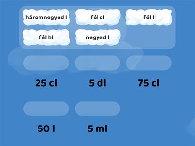 Mértékegységek(űrtartalom)