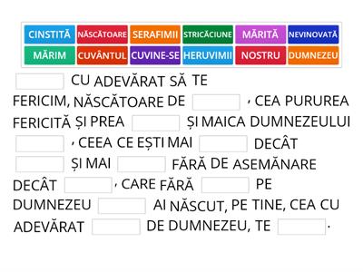 RUGĂCIUNE CĂTRE MAICA DOMNULUI