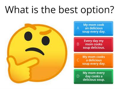 Simple present and time expressions.