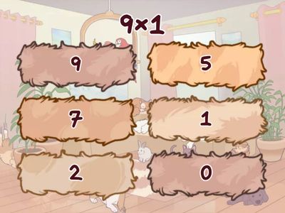 Таблица умножения на 9