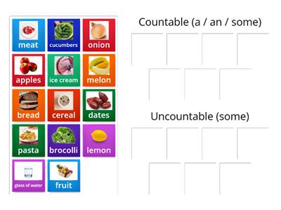 Countable and countable nouns