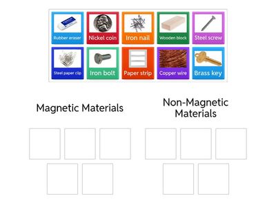 Magnetic or Not? – Grade 7 Technology