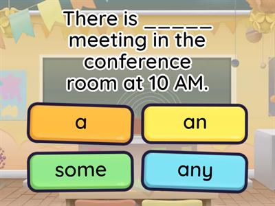 There is, there are, some & any