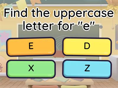 Uppercase/ Lowercase Letter Match