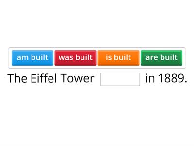 Passive voice - present/past