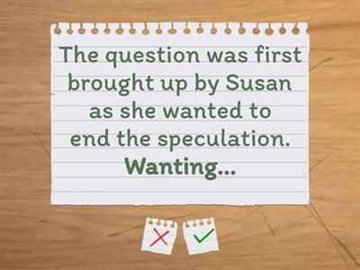 F3B Grammar: word order