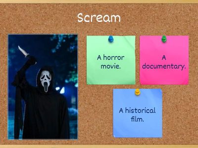 Match the movie genres with the film posters.