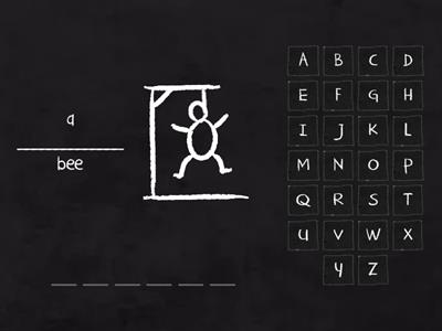 Hangman: Consonant -le 