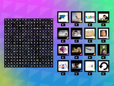 Wordsearch: Prefijos; Sufijos