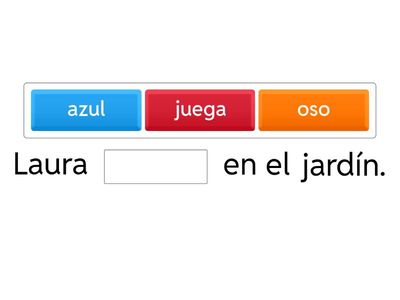 Completar con el verbo