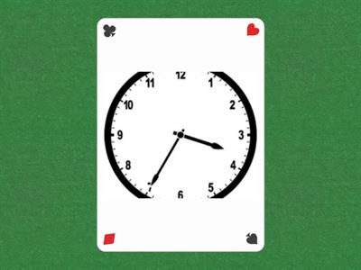 Flash Cards_ Telling time - 5-minute intervals