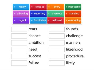 C1 Collocations