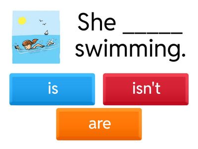 Present Continuous Affirmative and Negative - LD