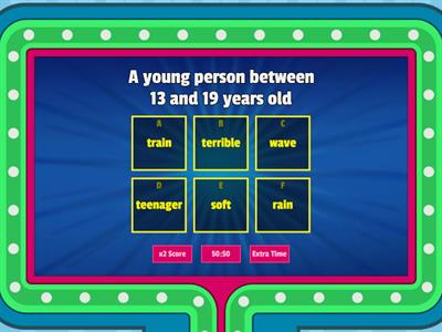 band 2 vocabulary