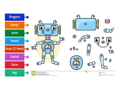 body parts - a robot