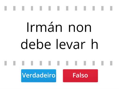 Debe levar h en galego? 