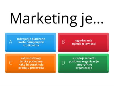 Marketing za opće dobro- ponavljanje