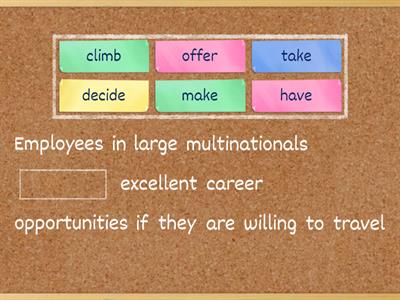 Careers - vocabulary