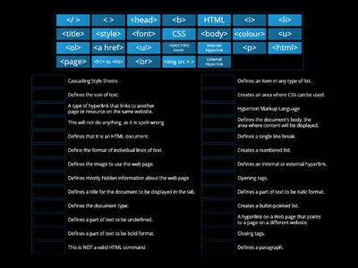 KS3 - HTML & CSS