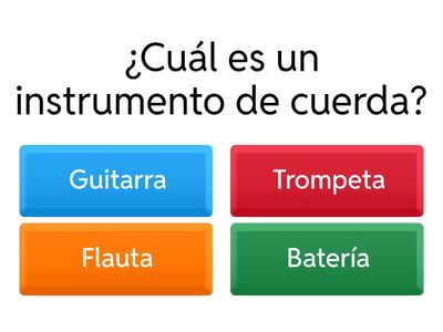 Instrumentos Musicales - Léxico A2 - B1