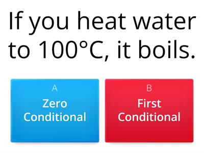 Zero or First Conditional?