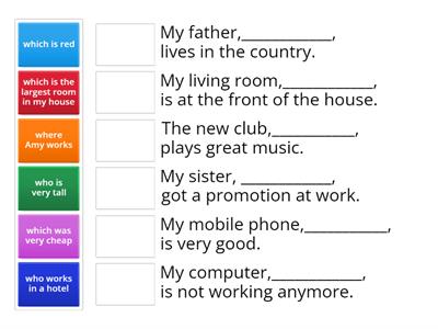 Non Defining Relative Clauses part 3