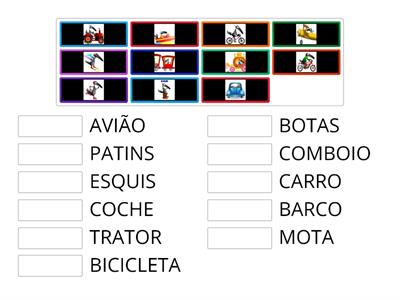 O LOBO QUE ESTAVA FARTO DE ANDAR - MEIO DE TRANSPORTE