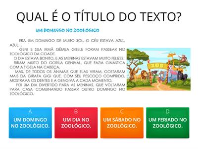  INTERPRETAÇÃO DE TEXTO 😊